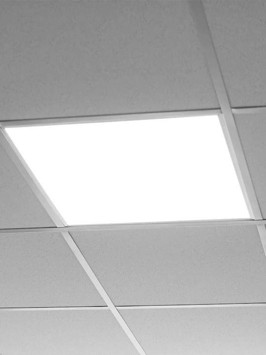 Powertech Platz LED Panel 40W mit Natürliches Weiß Licht 4000K
