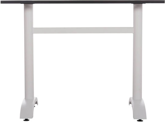 Freebox Stand de masă din Aluminiu cu Regulator Alb 100x60x73cm