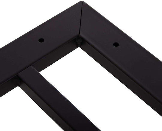 Freebox Stand de masă din Aluminiu cu Regulator Alb 100x60x73cm