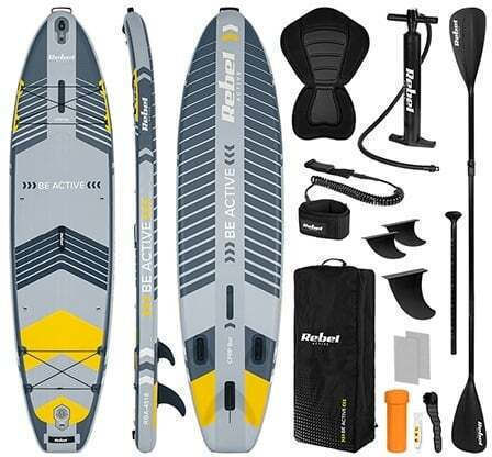 Rebel Gonflabilă Placă SUP cu Lungime 3.35m Gri