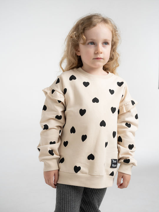 Evita Kids Set with Leggings Beige 2pcs