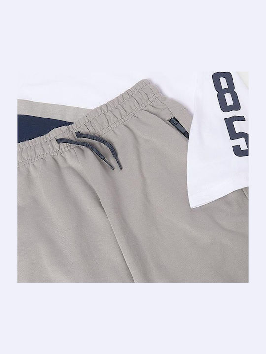 Kids' Set with Pants Summer 2pcs Coffee