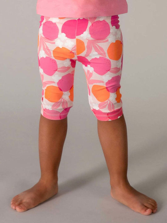 Kinder-Set mit Leggings Sommer 2Stück Geranium