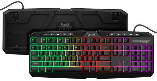 Swissten Gaming Πληκτρολόγιο με RGB φωτισμό (Αγγλικό US)