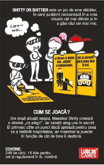 Joc de Societate Shitty or Shittier pentru 4-8 Jucători 18+ Ani Ludicus Games