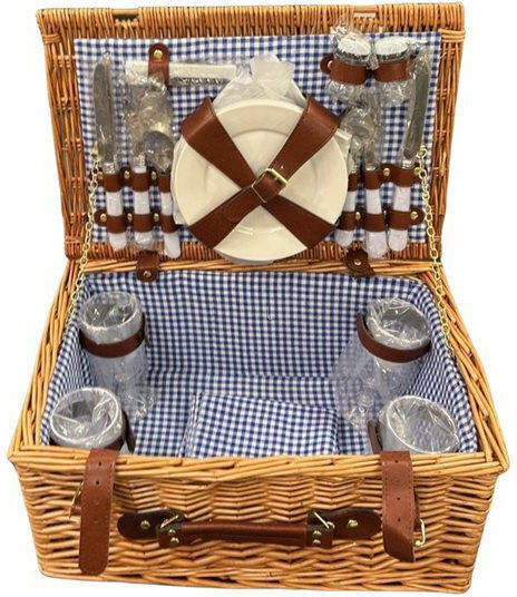 Hupa Picnic Blanket Set In Brown Colour