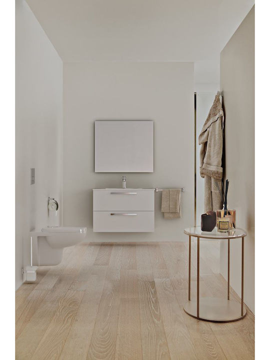Ideal Standard Iom Square E2194AA Glas Badezimmer Toilettenbürste Weiß