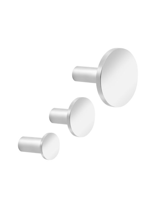 Bronze Art Single Wall-Mounted Bathroom Hook ​42x3cm Silver