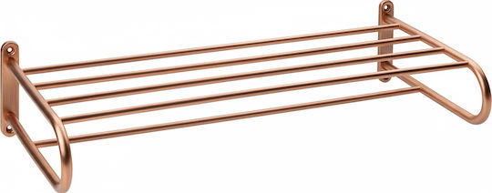 Bronze Art Стелаж За Банята 5 Позиции Стенен С Винтове Inox