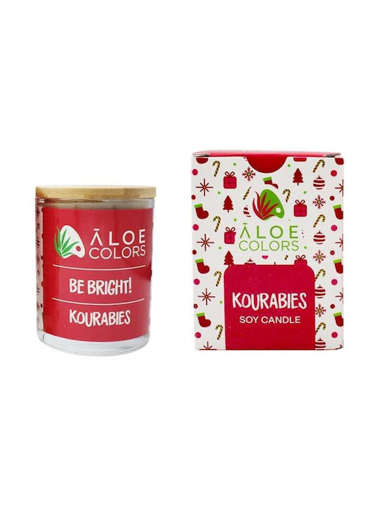 Aloe Colors Ароматична Свещ от Соя в Буркан с Аромат Курабии 150гр