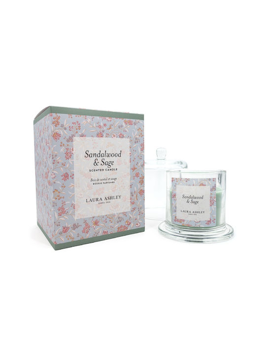 Laura Ashley Aromatisches Soja-Kerze in Gefäß mit Parfüm Lotus & Orchidee 210g