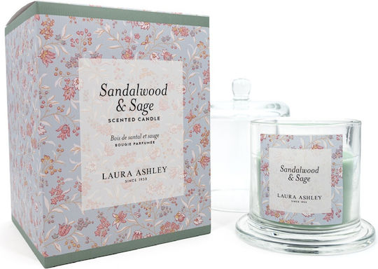 Laura Ashley Αρωματικό Κερί Σόγιας σε Βάζο με Άρωμα Lotus & Orchid 210gr