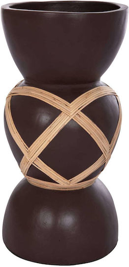 Freebox Concrete Vase Brown