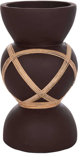 Freebox Concrete Vase Brown