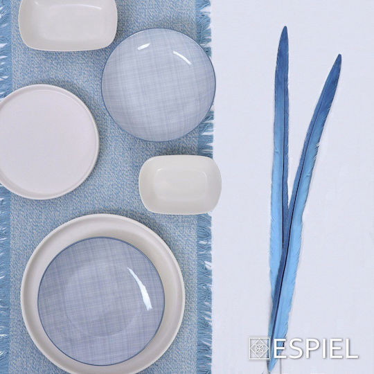 Διακοσμητικό Φτερό Μπλε 70cm Espiel