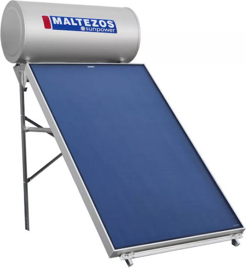 Maltezos EM Încălzitor solar de apă 200 litri Sticlă cu colector de 2.6 metri pătrați