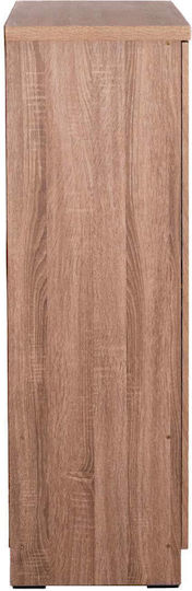 Тройна врата Гардероб Рафтове Sonama Oak 116x40x123см