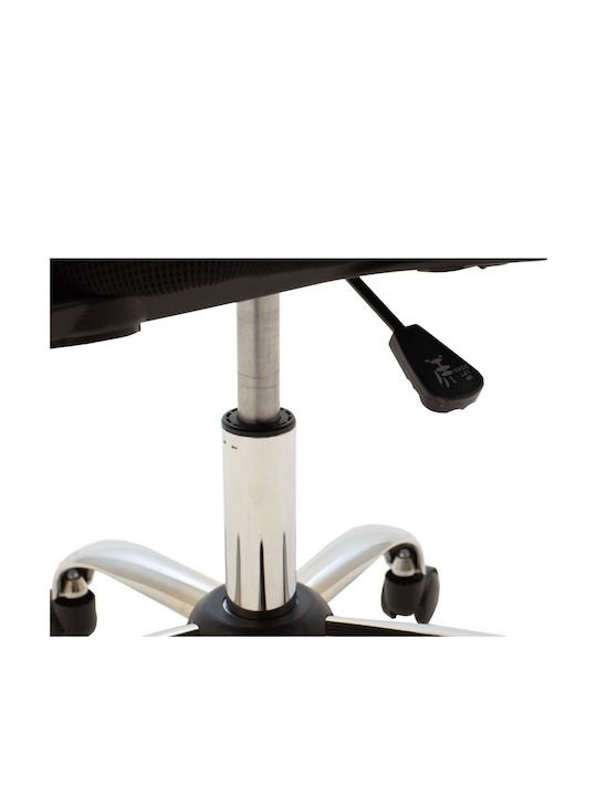 Klikareto Lilac Office Chair With Adjustable Blue-Black Arms