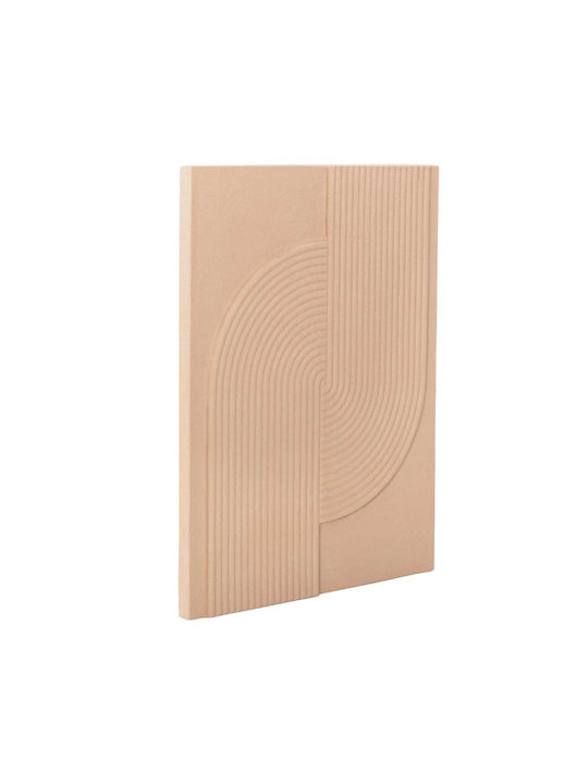 Tablou dreptunghiular Fb94521 MDF culoare bej 60x4 grosime X80cm