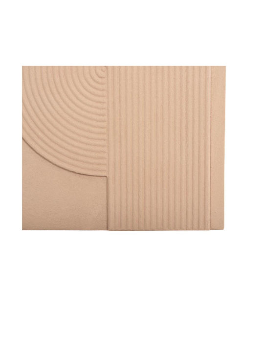 Tablou dreptunghiular Fb94521 MDF culoare bej 60x4 grosime X80cm