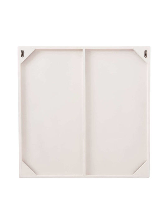 Πινακας Τετραγωνος Fb94508 Mdf Υπολευκο Χρωμα 80x4 Πάχος X80υεκ