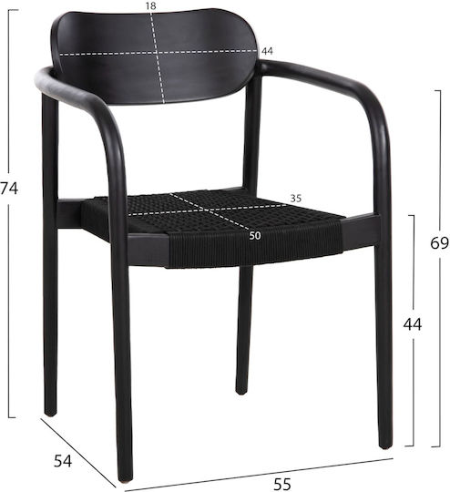 Τραπέζι Κουζίνας με 4 Καρέκλες 120x120εκ.
