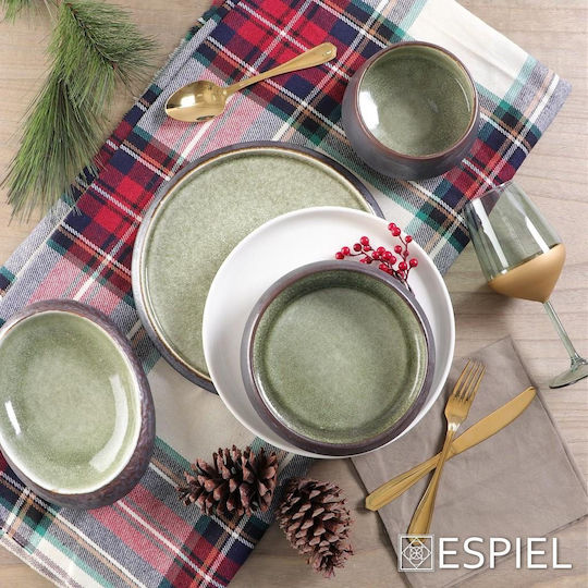 Espiel Pebble Serving Bowl Round Brown with Diameter 16.5cm