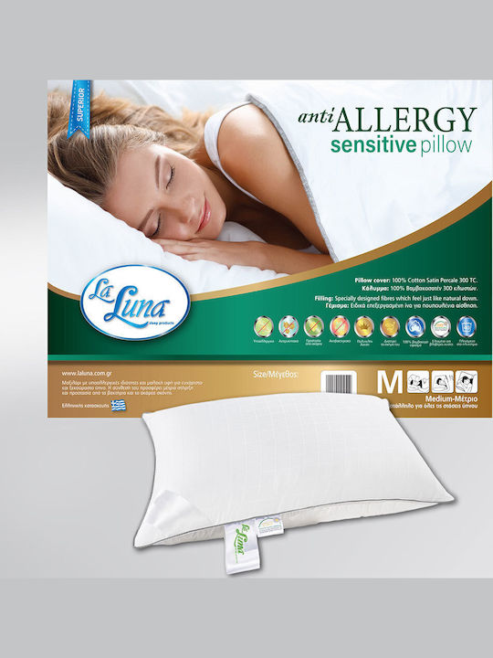 La Luna Antiallergisches Sensitives Kopfkissen Mikrofaser 50x70cm