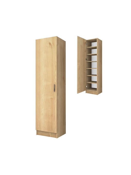 Petro Wooden Shoe Organizer Beige 45x38x180cm