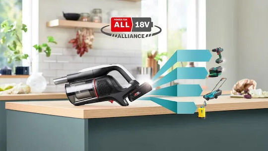Bosch Unlimited 9 Elektrischer Stielstaubsauger Weiß
