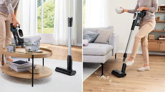 Bosch Unlimited 9 Elektrischer Stielstaubsauger Weiß