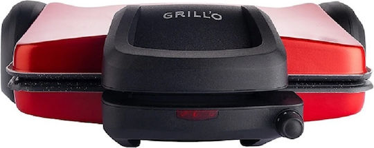 Grill'o GR380 Sandwich Maker Grill with Removable Plates 1800W Red