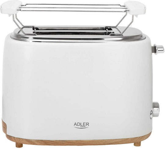 Adler Тостер Двуместен Бял