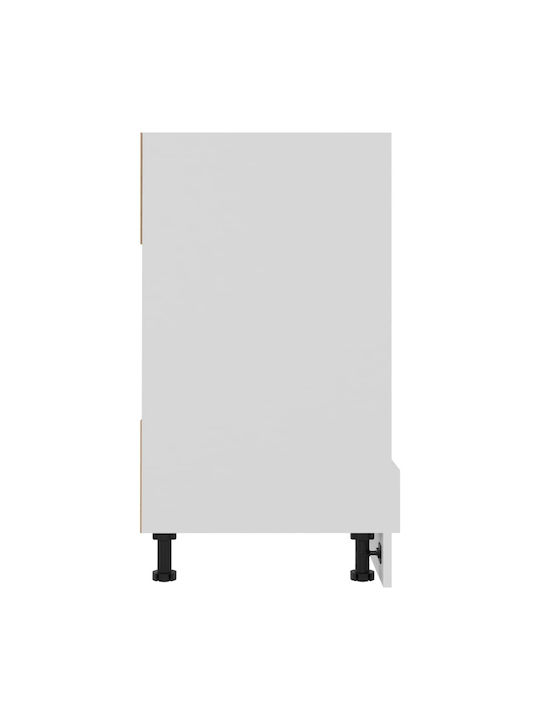 Unterschrank für Ofen White 60x46x81.5Stück