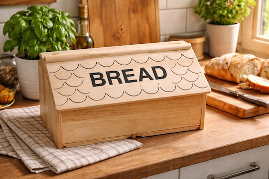 ForHome Brotkasten Hölzernes 39x26x20cm ForHome Brotkasten Hölzernes 39x26x20cm