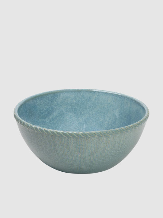 HFA Canvas Ceramic Salad Bowl Green 27.4x27.4x11cm