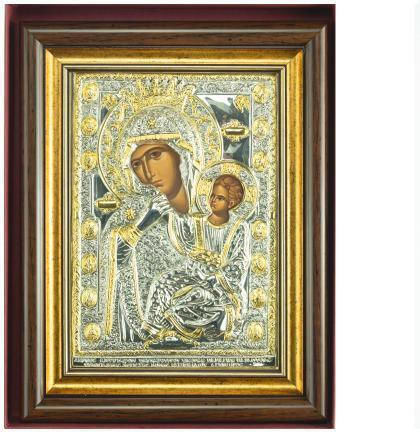 Panagia Paramythia Replica of Miraculous Icon Authentic Product of Vatopedi Monastery Holy Great Monastery Vatopedi 030401000017 32 X 25 Cm