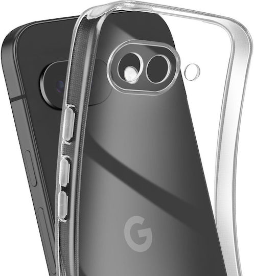 Avizar Ултратънък Мек Силиконов Калъф Google Pixel 9a Прозрачен