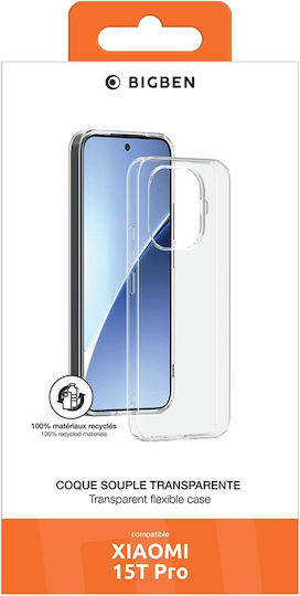 Bigben Husa Moale TPU Anti-Îngălbenire Xiaomi 15t Pro Transparentă