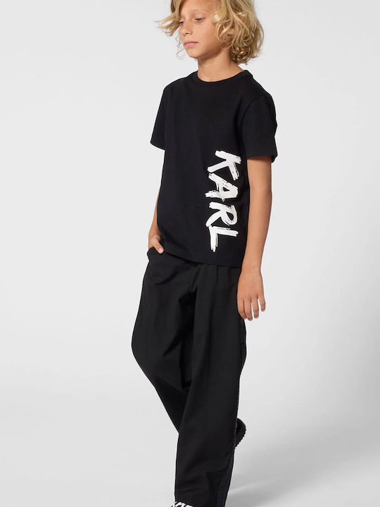 Kinder-T-Shirt Black