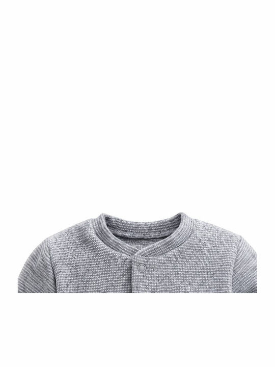Beboulino Babystrampler Langärmliges Grey
