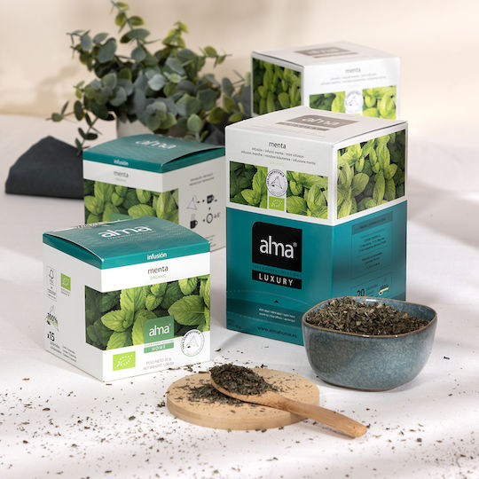Alma Alma Grüner Bio-Tee Luxus 20 Taschen 40g