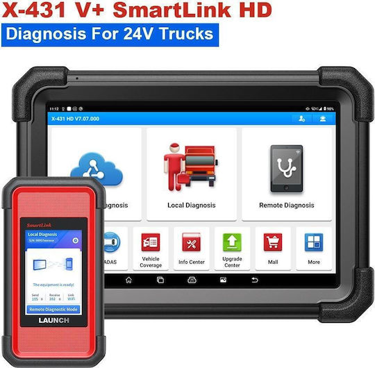 Launch Fahrzeugdiagnosewerkzeug OBD 2 mit Bluetooth Kompatibel mit Android