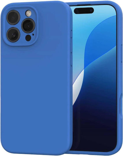 Spacecase Silicone Back Cover Silicon Albastru (iPhone 16 Pro)