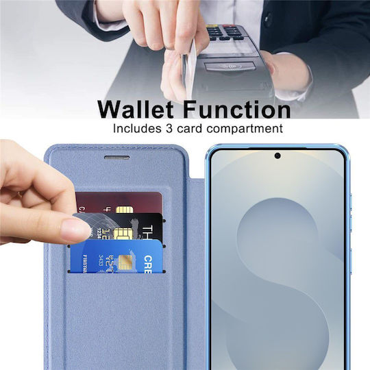 Techsuit Smartmag Buch Silikon Blau Galaxy S26