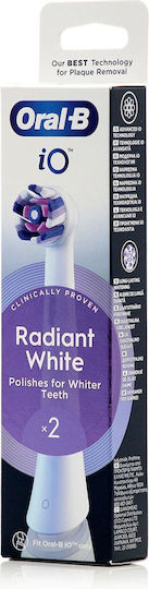 Oral-B Io Radiant White Electric Toothbrush Replacement Heads 2pcs