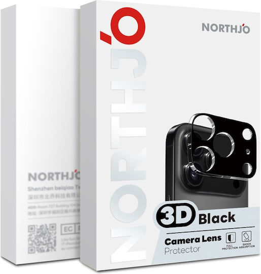 Northjo Προστασία Κάμερας Tempered Glass Μαύρο για το OnePlus 15 5G