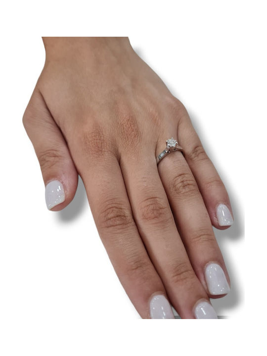 Mentzos Single Stone with Diamond