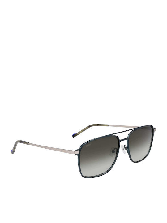 Zeiss Men's Sunglasses with Gray Metal Frame and Gray Lens ZS22116S/10