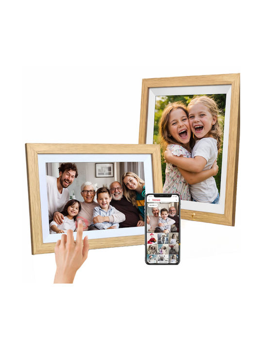 Wozinsky Digital Photo Frame 10.1" Resolution 1280x800 Brown WRC-32
